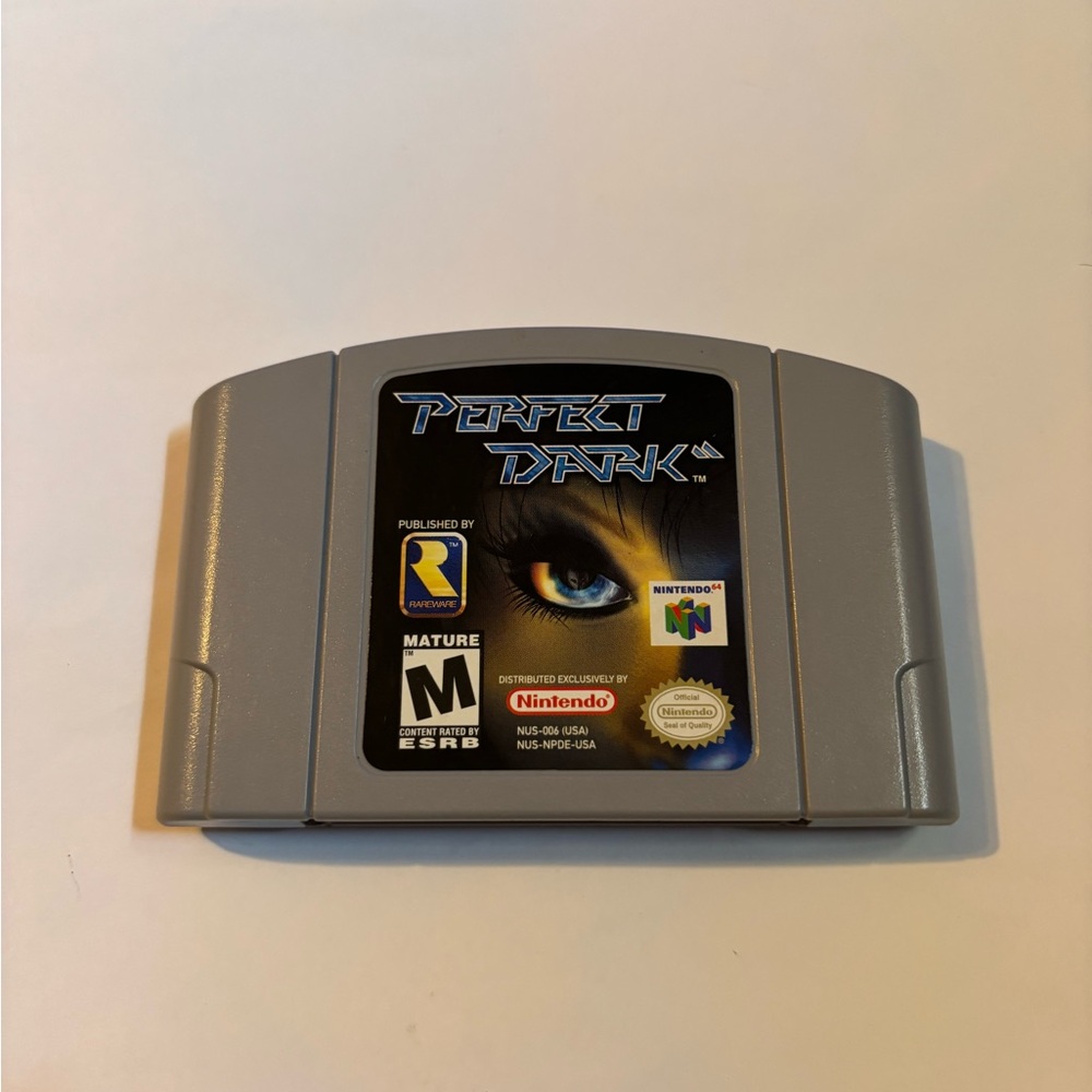 Nintendo 64 Perfect Dark Game Cartridge Tested And Working